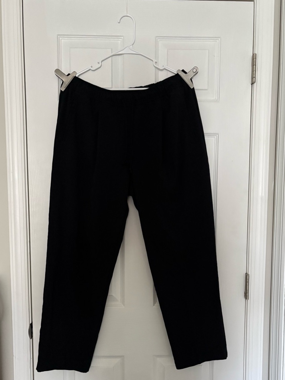 Old Navy Women’s Black High-Waisted Billie Straight Trouser - L